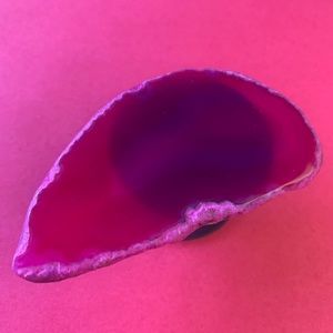 Agate stone phone stand handmade